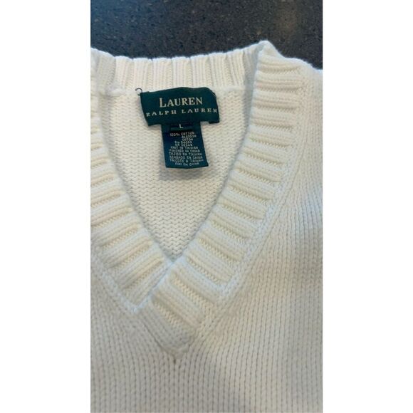 LAUREN RALPH LAUREN White sweater size L - Picture 5 of 13